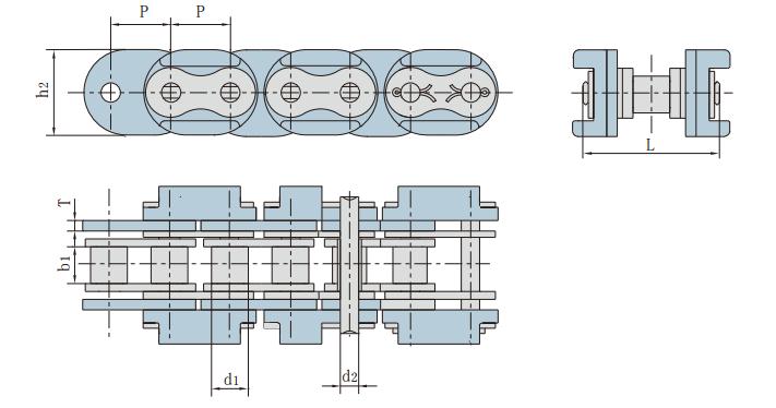 20BF6_帶塑料附板滾子鏈