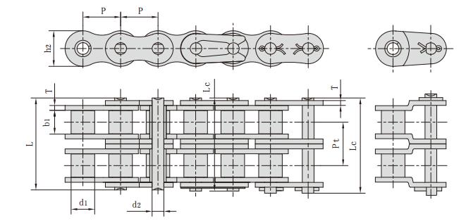 04BSS-2_不銹鋼短節(jié)距<font color='red'>雙排</font>鏈