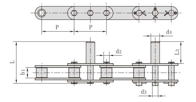 C2060H-D23_雙節(jié)距加長(zhǎng)銷(xiāo)軸輸